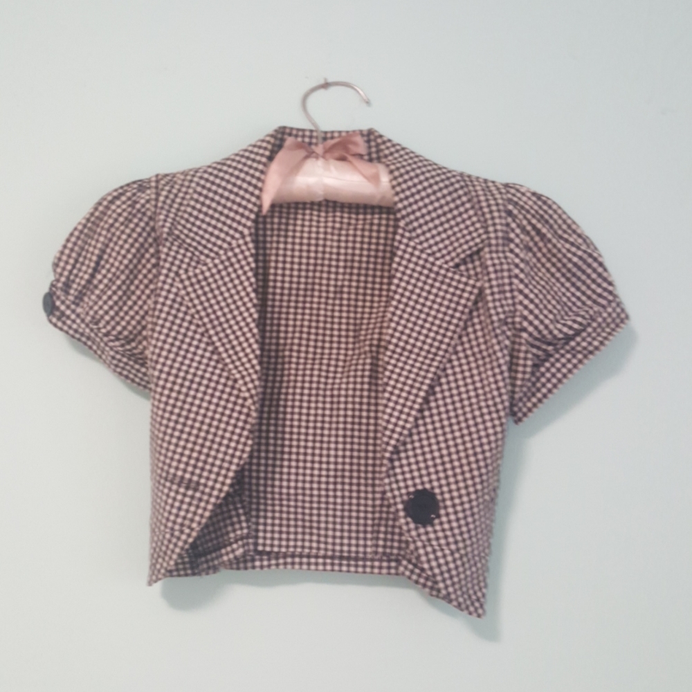 Little Sweater Gingham size s or xs